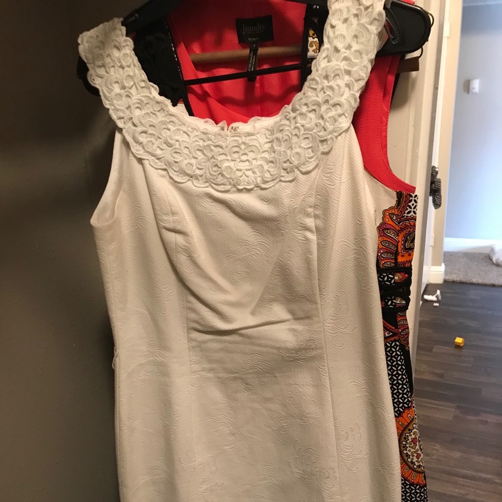 Kristin Davis White Church Dress